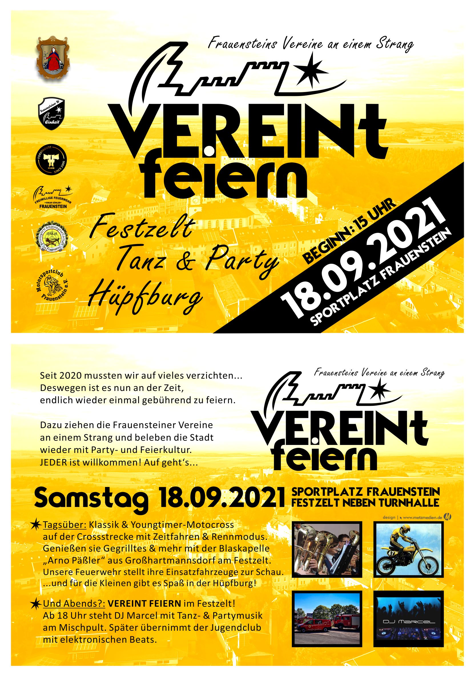 Vereinsfest Frauenstein Vereint feiern